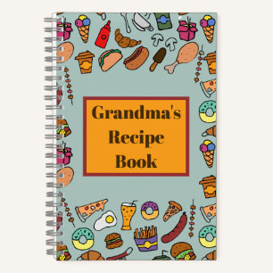 CustomCustomizable Recipe Write Your Own Recipes  Notebook