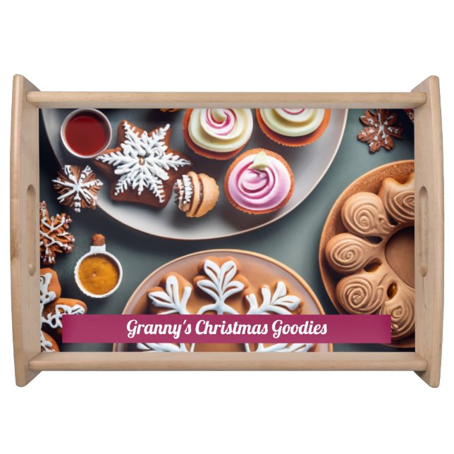 Custome Christmas Serving Tray (Front)