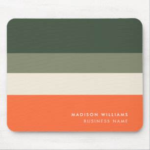 Custome Colorblock Horizontal Stripe Monogram Mou Mouse Pad