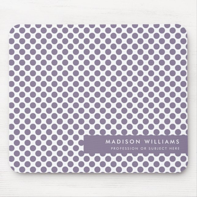 Custome Minimal Modern Dot  Mouse Pad (Front)