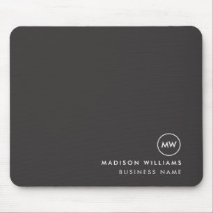 Custome Minimal Monogram Mouse Pad