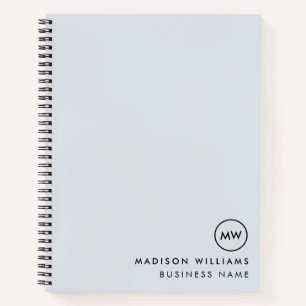 Custome Minimal Monogram  Notebook