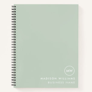 Custome Minimal Monogram  Notebook