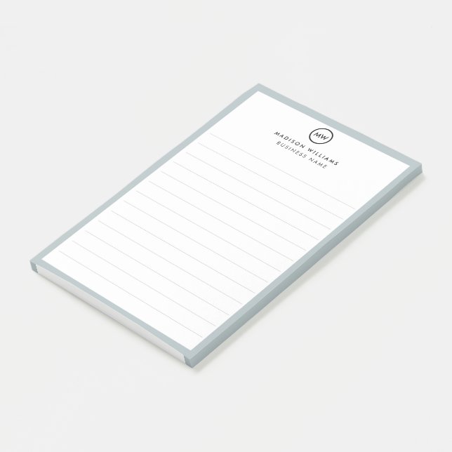 Custome Minimal Monogram Notes (Angled)