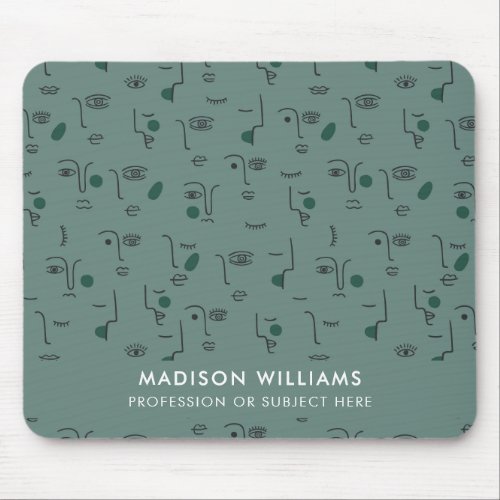 Custome Monogram Mous Mouse Pad