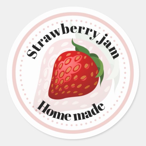 Custome round sticker food product
