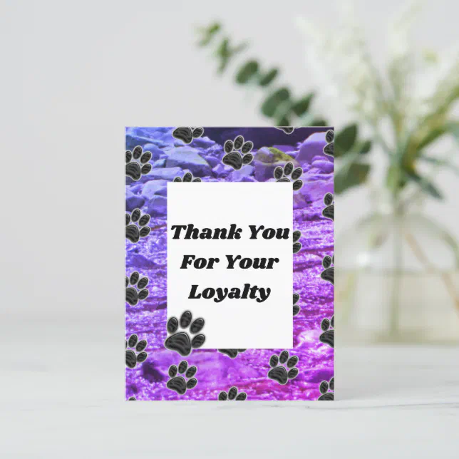 Customer Appreciation Animal Caregiver Thank You Postcard Zazzle