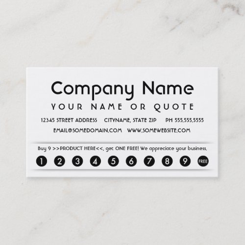 customer appreciation card business card template