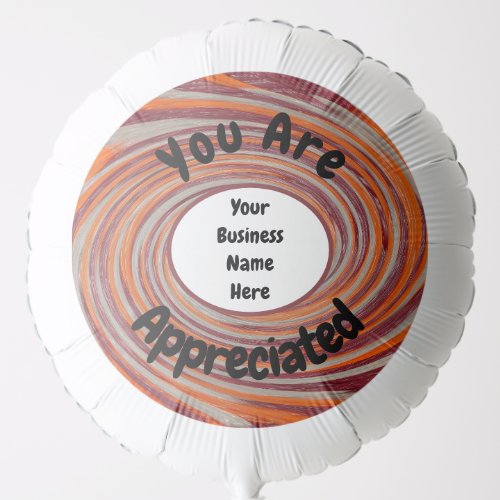 Customer Appreciation Colorful Business Thank You Balloon