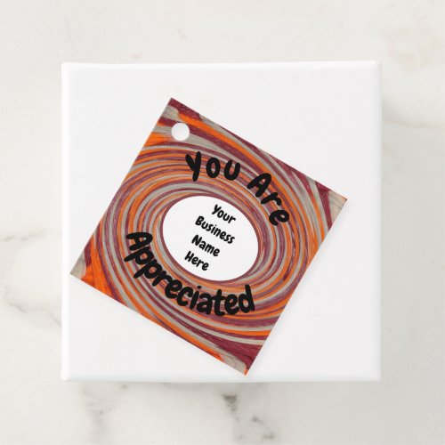 Customer Appreciation Colorful Business Thank You Favor Tags