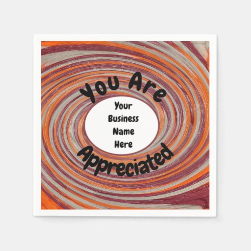 Customer Appreciation Colorful Business Thank You Napkins