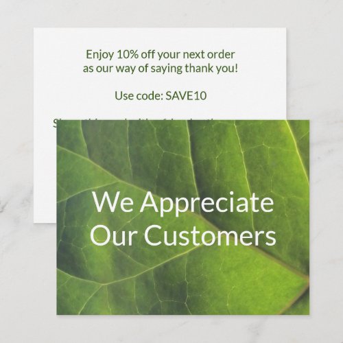 Customer Appreciation Discount and Referral Promo