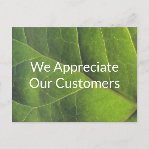 Customer Appreciation Discount Next Order Promo Postcard