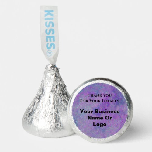 Customer Appreciation Purple Business Promotional Hersheys Kisses