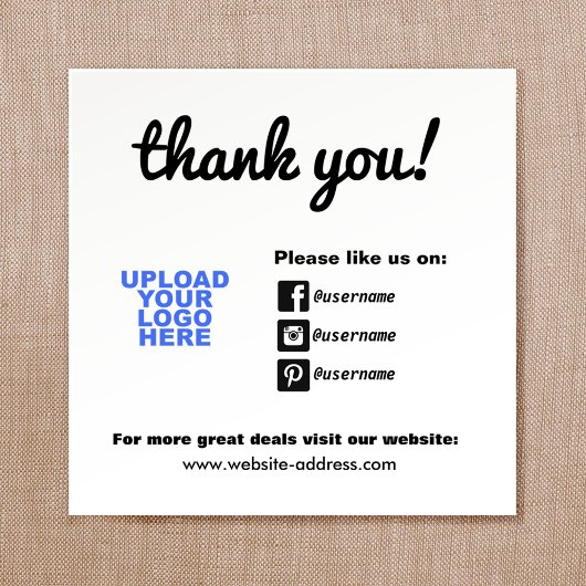 Customer Appreciation Social Media Icons