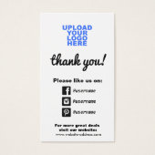Customer Appreciation Social Media Icons (Front)