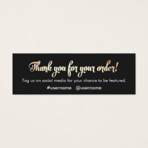 Thank You Your Order Gifts On Zazzle Customer Reciation Thank You For Your Order