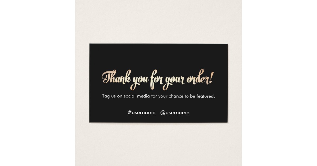 customer appreciation thank you for your order business