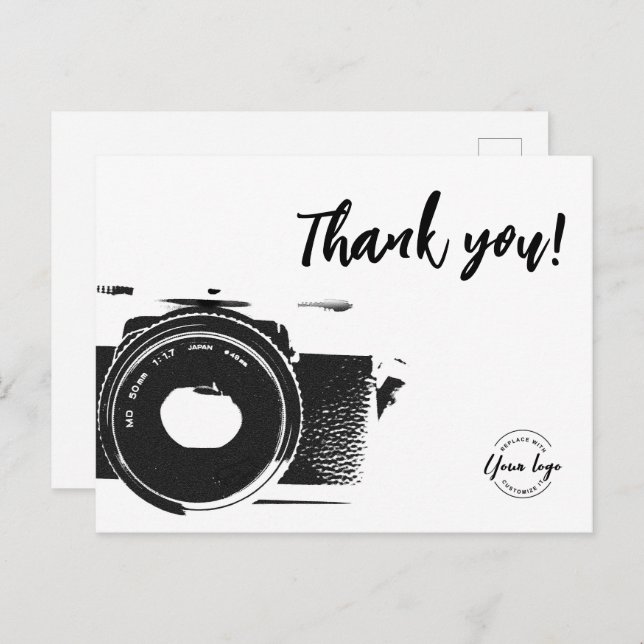 Customer Appreciation Wedding Photography Studio  Postcard (Front/Back)