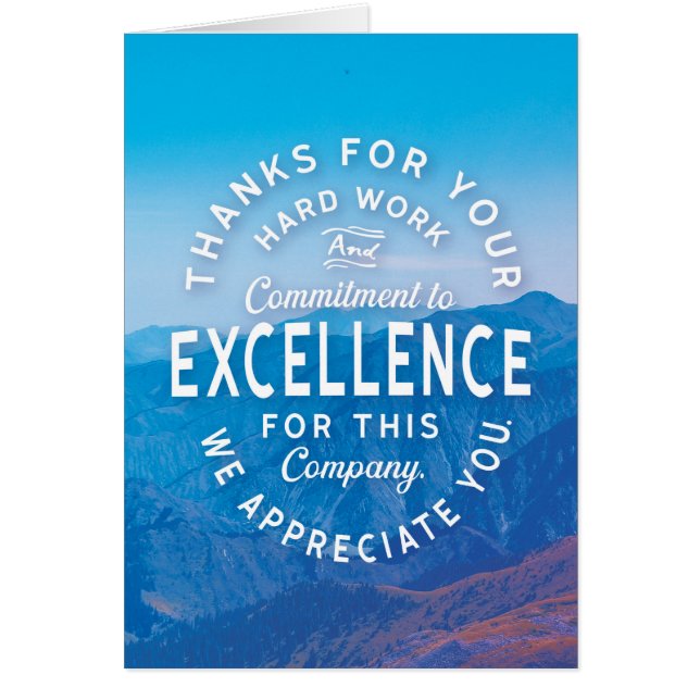 Customer Business Thanks for your Loyalty & Trust Cards (Front)