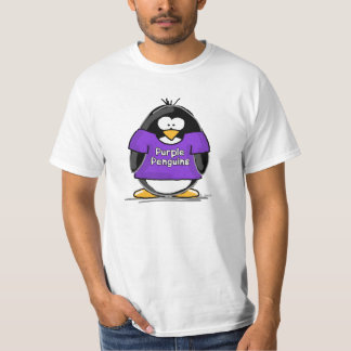 Customer design for the Purple Penguins T-Shirt