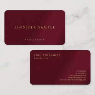 Customer Elegant Modern Luxury Premium Linen Paper Business Card