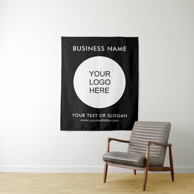 Customer Event Seminar Party Template Black Tapestry (In Situ)