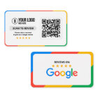 Customer Google Reviews QR Code Business Review