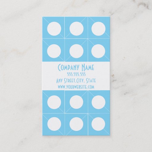 Customizable Customer loyalty business card