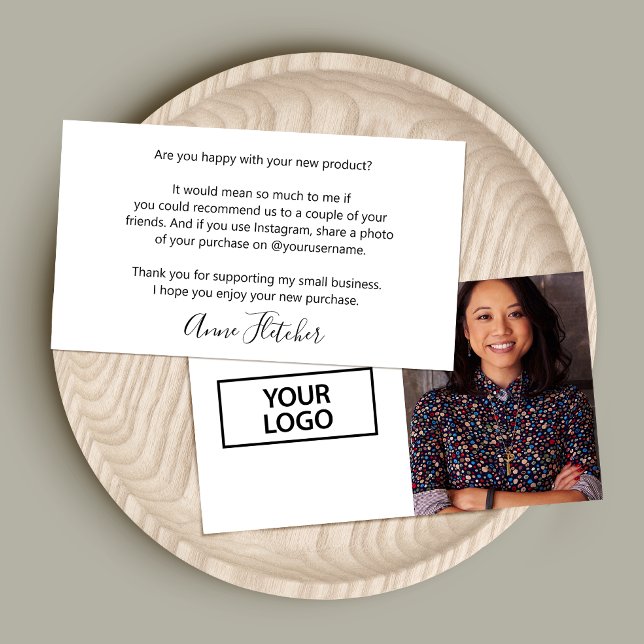 Customer Loyalty Referral Add Logo Photo Insert (Creator Uploaded)