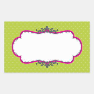 CUSTOMER PACKING SEAL cute logo stylish pink lime