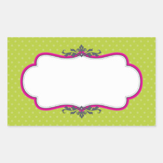 CUSTOMER PACKING SEAL cute logo stylish pink lime