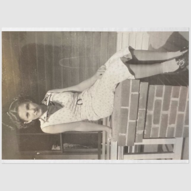 Customer Personalized Photo DP Decoupage  Tissue Paper (Front)