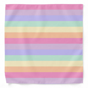 Customer Pink Blue Green Purple Yellow Colorful Bandana