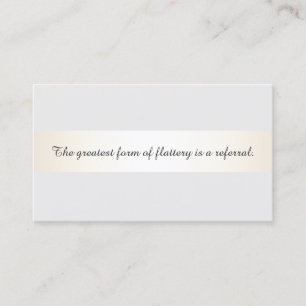 Customer Referral Card