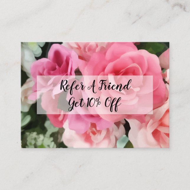 Customer Referral Cards (Front)