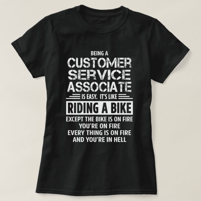 Customer Service Associate T-Shirt (Design Front)