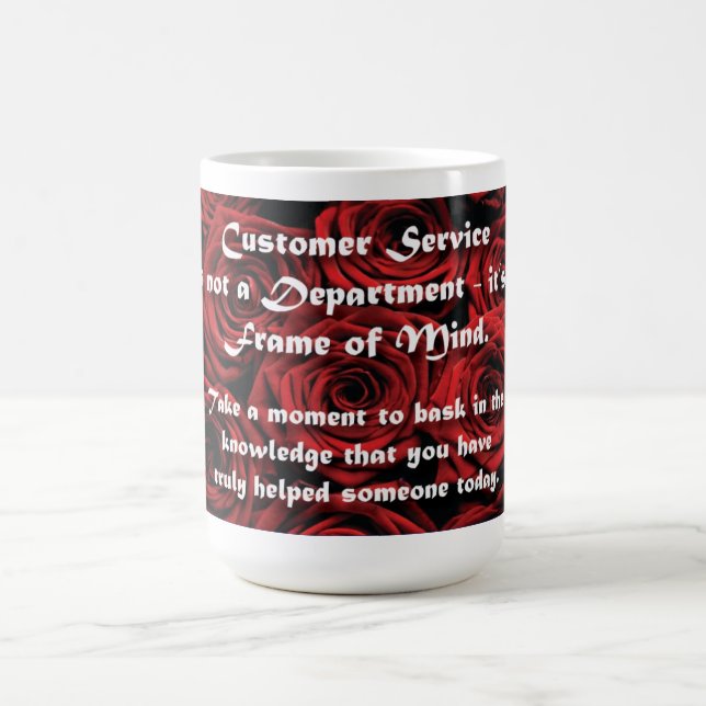 Customer Service Frame of Mind Coffee Mug (Center)