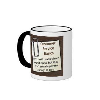 Customer Service Mug mug
