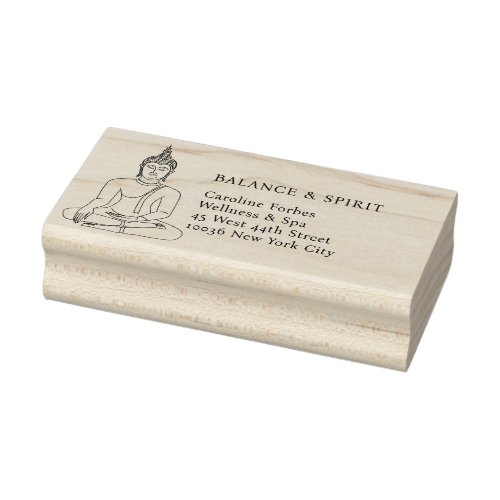 Customer specific Buddha  Rubber Stamp