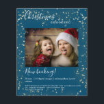 Customer specific Christmas Lights photo flyer<br><div class="desc">Customer specific Christmas Lights photo flyer,  blue.  Simply edit your product by uploading your photo and typing your text. You can select the font,  color and position individually by "further personalization".</div>