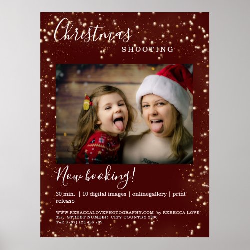 Customer specific Christmas Lights photo  Poster