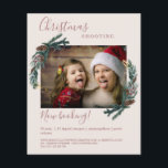 Customer specific Christmas  photo flyer<br><div class="desc">Customer specific Christmas photo flyer,  beige.  Simply edit your product by uploading your photo and typing your text. You can select the font,  color and position individually by "further personalization".</div>
