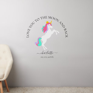 Customer specific Cute Unicorn Wall Decl Wall Deca Wall Decal