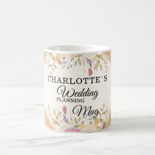 Customer specific, floral "Wedding-Planning-Mug" Coffee Mug
