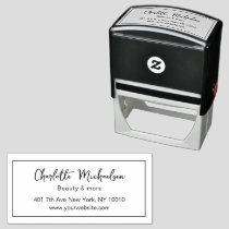 Customer specific, handwriting self-inking stamp