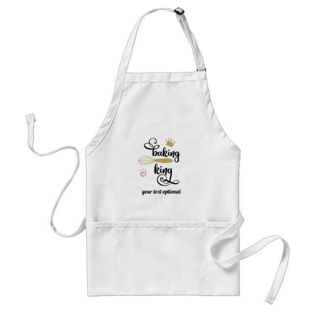 customer specific King Queen Adult Apron (Front)