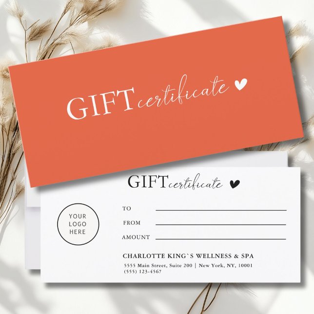 Customer specific, Logo Business Gift Certificate (Customer specific, Logo Business Gift Certificate)