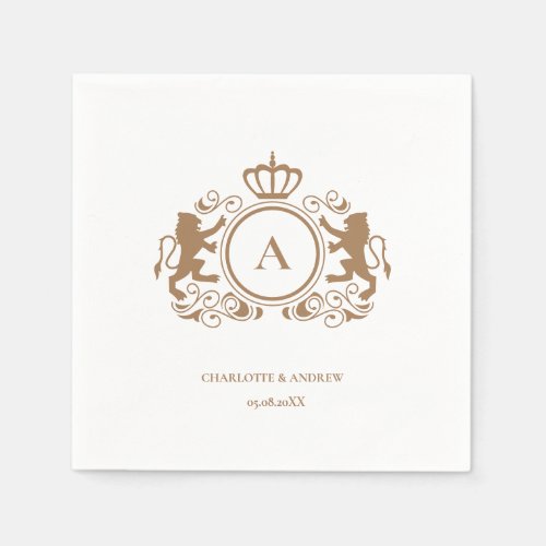 customer specific logo Monogram Wappen Napkins