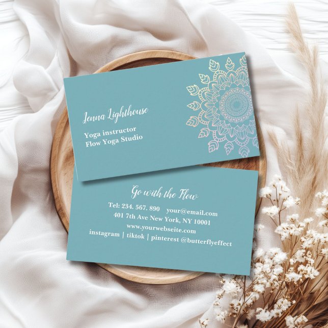 customer specific mandala business card (customer specific mandala business card)